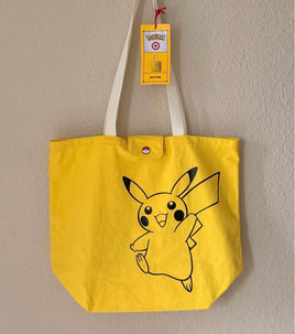 Pokemon X Target Reusable Canvas Yellow All-in Tote Bag Pikachu 30th Anniversary
