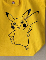 Pokemon X Target Reusable Canvas Yellow All-in Tote Bag Pikachu 30th Anniversary