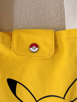 Pokemon X Target Reusable Canvas Yellow All-in Tote Bag Pikachu 30th Anniversary
