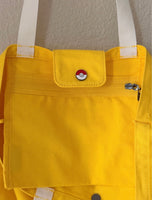 Pokemon X Target Reusable Canvas Yellow All-in Tote Bag Pikachu 30th Anniversary