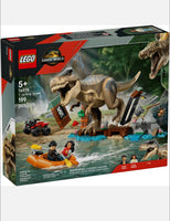LEGO Jurassic World T. rex River Escape 76975 Dinosaur Boat ATV 199 pcs
