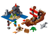 LEGO Minecraft Pirate Ship Adventure Set Alex Zombie Dolphin Turtle NEW #21152