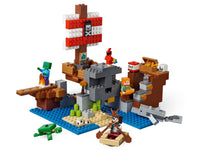 LEGO Minecraft Pirate Ship Adventure Set Alex Zombie Dolphin Turtle NEW #21152