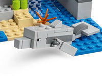 LEGO Minecraft Pirate Ship Adventure Set Alex Zombie Dolphin Turtle NEW #21152