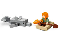 LEGO Minecraft Pirate Ship Adventure Set Alex Zombie Dolphin Turtle NEW #21152