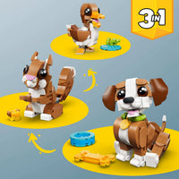 LEGO Creator 3 in 1 Cute Animals Playful Puppy Dog 31382