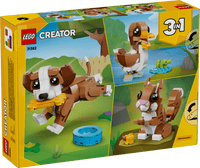 LEGO Creator 3 in 1 Cute Animals Playful Puppy Dog 31382