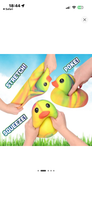 Sunny Days Jumbo Squeezy Ducks - random Tye dye configuration