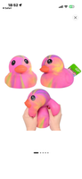 Sunny Days Jumbo Squeezy Ducks - random Tye dye configuration